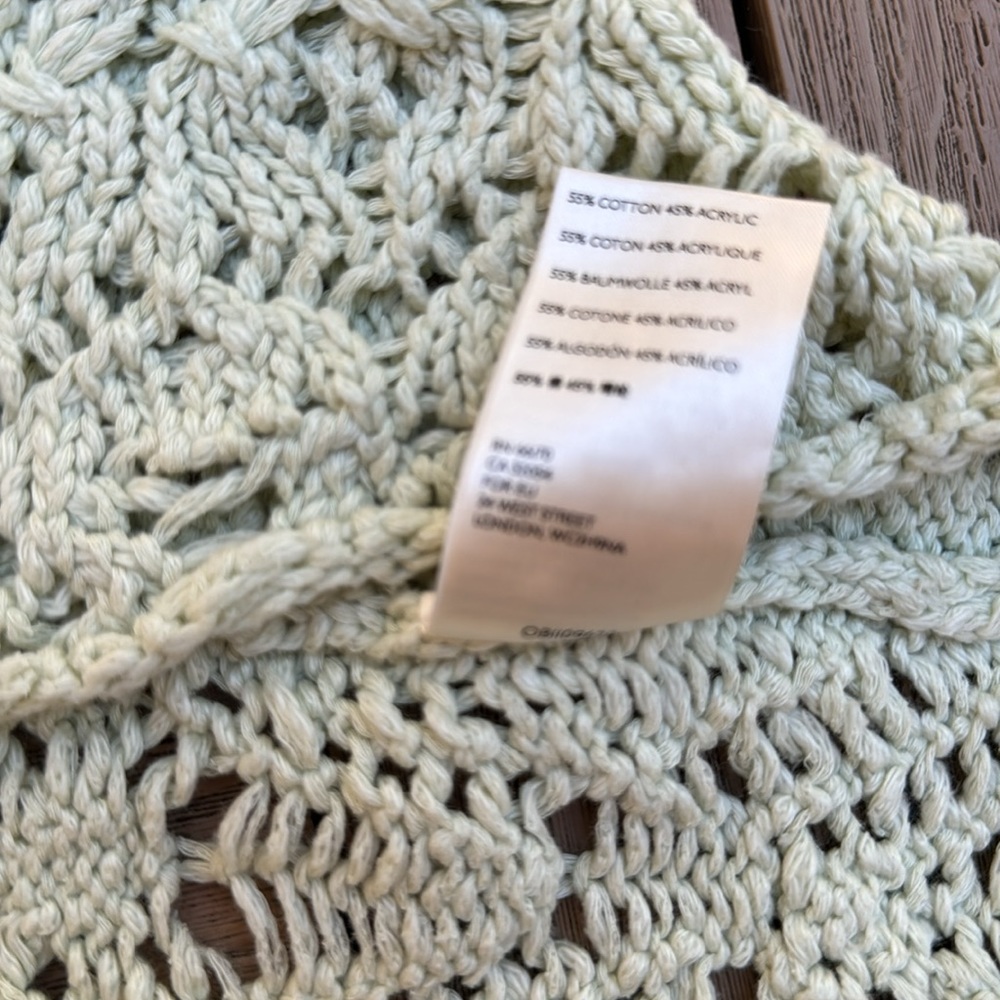 Free People Women Sweet Talker Cardigan Sweater Jacket Honeydew Green - Picture 10 of 10